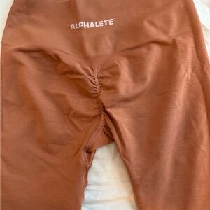 Alphalete Amplify Leggings / mandarin orange/ medium